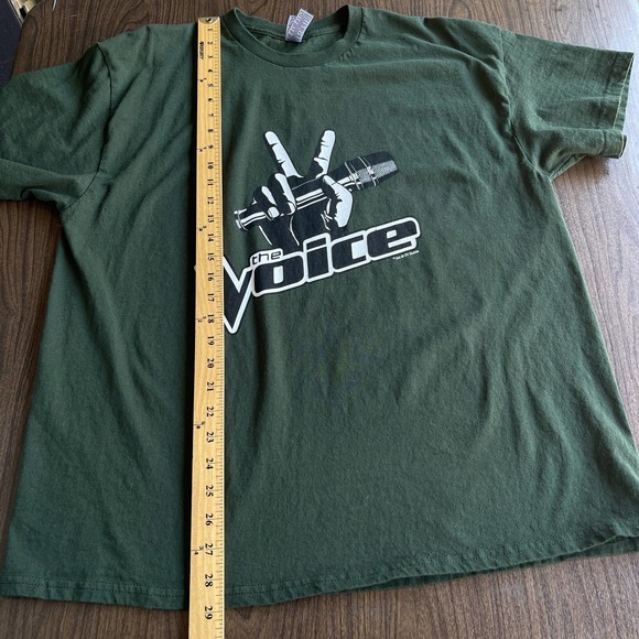 The Voice Shirt Adult Extra Large Green Music TV Show Graphic Print - Picture 10 of 11
